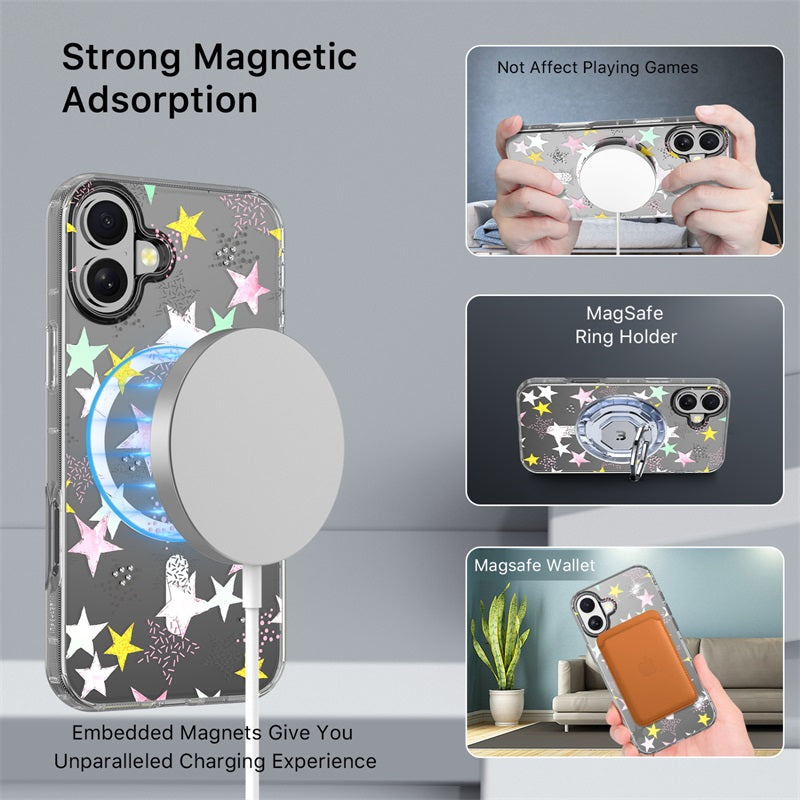 MyBat Pro Mood Series MagSafe Case (with Diamonds) for Apple iPhone 16 Plus - Starstruck - MyBat Pro