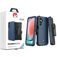 MyBat Pro Maverick Series Case w/ Holster for Samsung Galaxy A15 5G - Blue