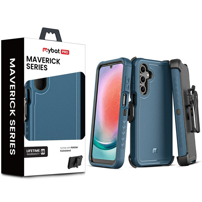 MyBat Pro Maverick Series Case w/ Holster for Samsung Galaxy A16 5G - Blue