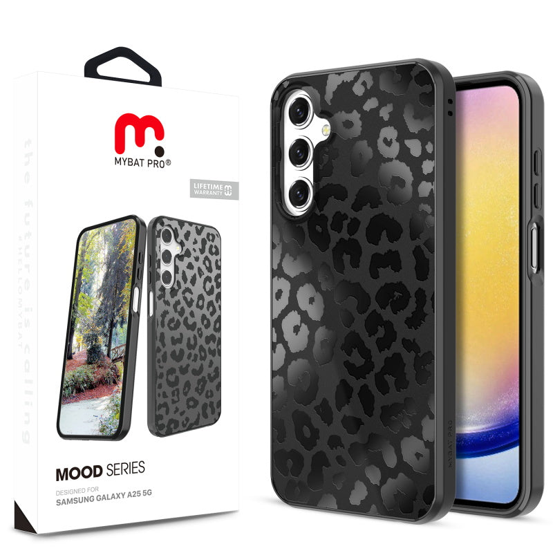 MyBat Pro Mood Series Case for Samsung Galaxy A25 5G - Black Leopard