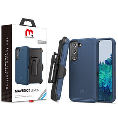 MyBat Pro Maverick Series Case w/ Holster for Samsung Galaxy S22 Plus - Blue