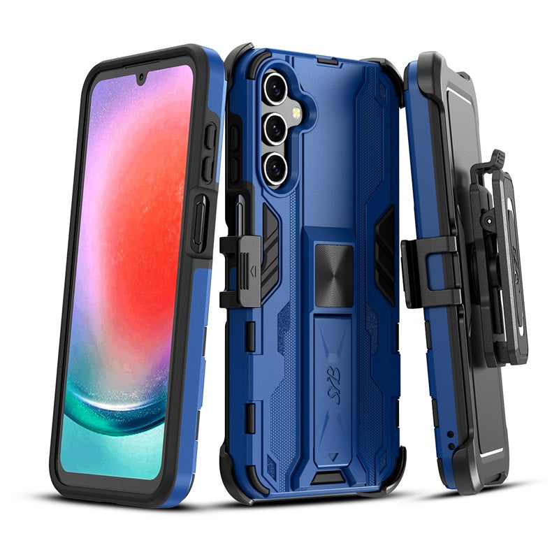 SYB Reflex Series Case with Holster for Samsung Galaxy A15 5G - Reflex Blue