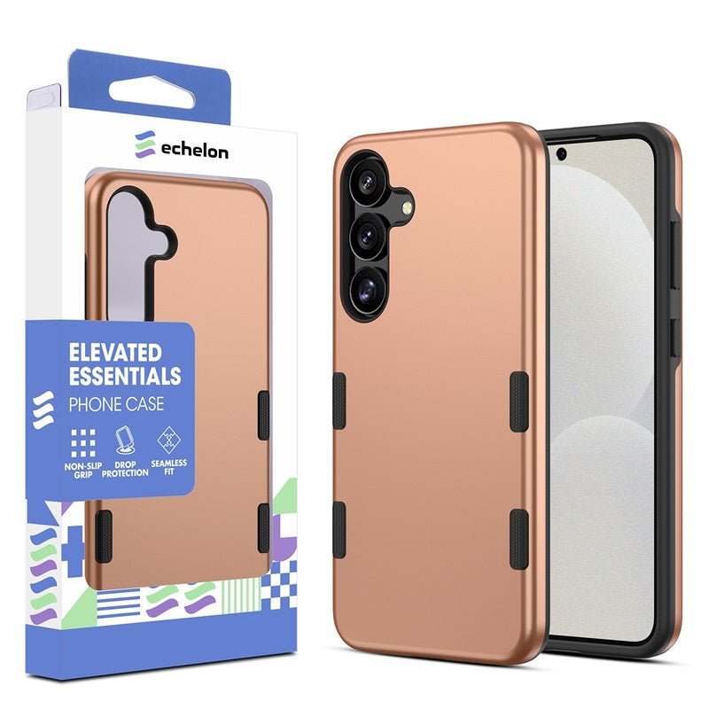 echelon Bravo Series Case for Samsung Galaxy S25 - Rose Gold - MyBat Pro