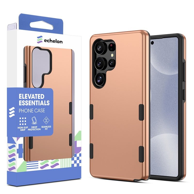 echelon Bravo Series Case for Samsung Galaxy S25 Ultra - Rose Gold - MyBat Pro