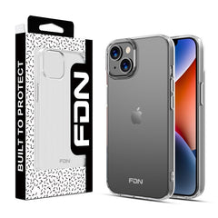 FDN Candy Skin Cover for Apple iPhone 13 (6.1) / 14 (6.1) - Glossy Transparent Clear - MyBat Pro