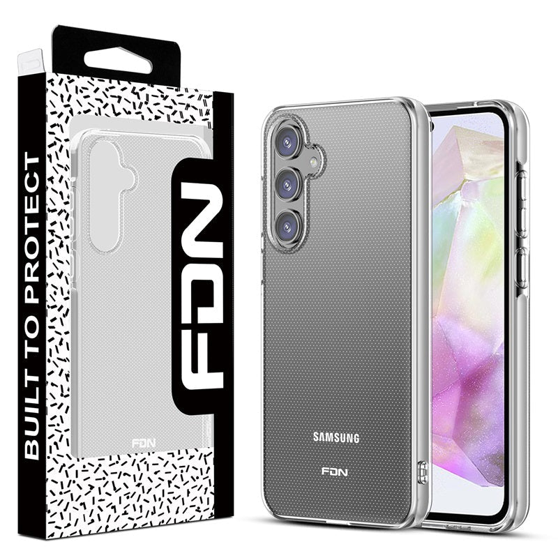 FDN Candy Skin Cover for Samsung Galaxy A35 5G - Glossy Transparent Clear - MyBat Pro