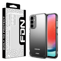 FDN Sturdy Gummy Cover for Samsung Galaxy A15 5G - Highly Transparent Clear / Transparent Clear - MyBat Pro