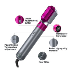 🔥 Roykin 5-in-1 Blow Dryer & Styler – 5 Attachments, 55% OFF! Professional Grade, Safe & Fast Styling! ✨