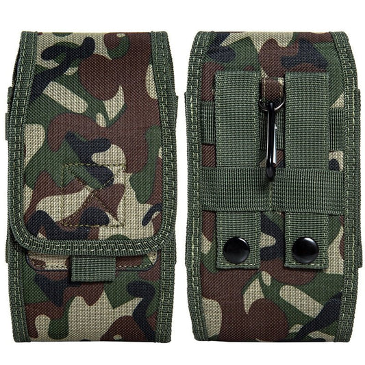 LUXMO Extra Large Vertical Universal Nylon Pouch w/ Card Slot - Camo - MyBat Pro