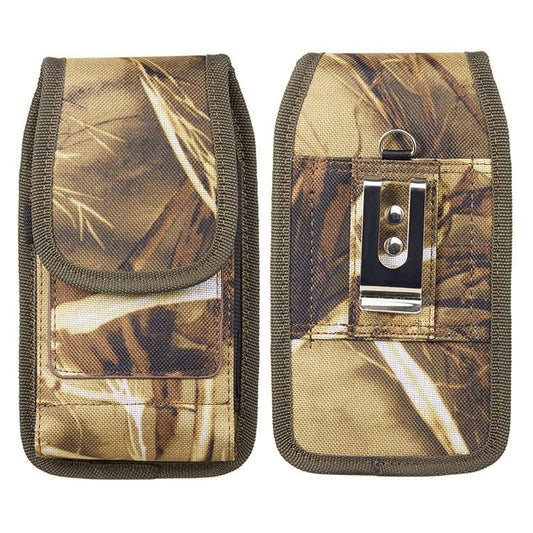 LUXMO Large Vertical Universal Nylon Pouch w/ Dual Card Slots - Tree Camo - MyBat Pro