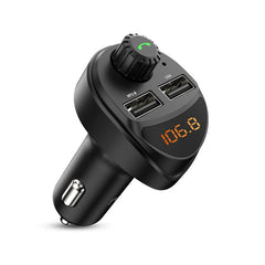 MyBat FM Transmitter + Car Charger - Black - MyBat Pro