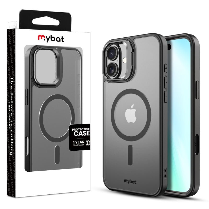 MyBat InFrame MagSafe Case with Kickstand for Apple iPhone 16 Plus - Black - MyBat Pro