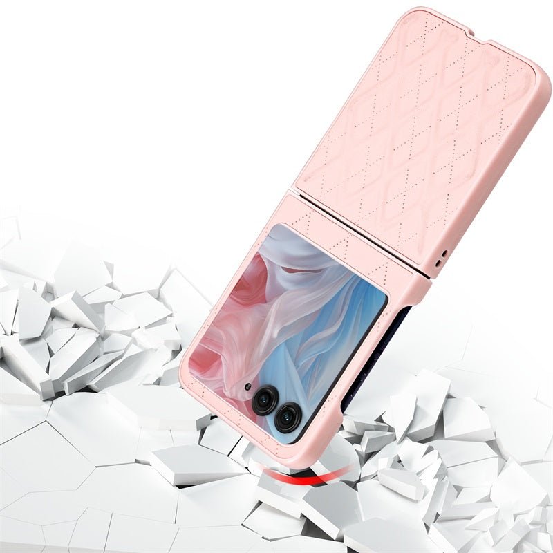 MyBat Leather Protector Case for Motorola razr (2024) - Pink - MyBat Pro