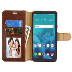 MyBat MyJacket Wallet Element Series for Lg Stylo 4 / Stylo 4 Plus - Brown