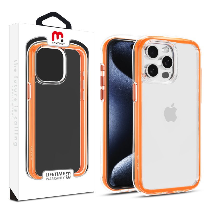 MyBat Pro Air - Filled Case for Apple iPhone 15 Pro Max (6.7) - Orange - MyBat Pro