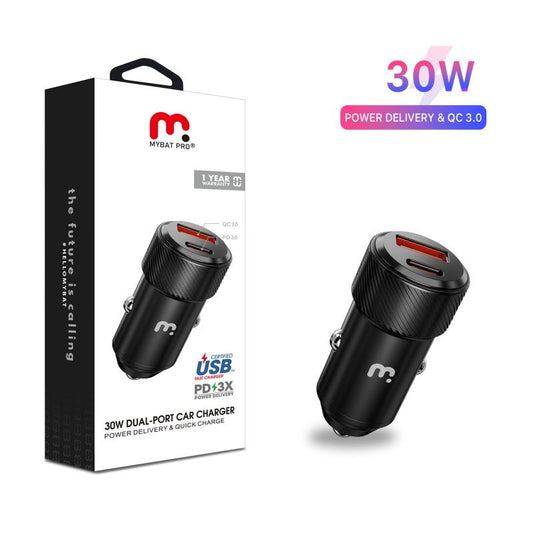 MyBat Pro Dual Port Quick Power Delivery Car Charger (30W) - MyBat Pro