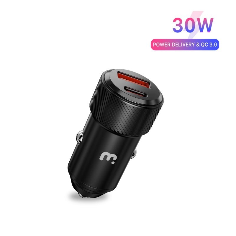 MyBat Pro Dual Port Quick Power Delivery Car Charger (30W) - MyBat Pro