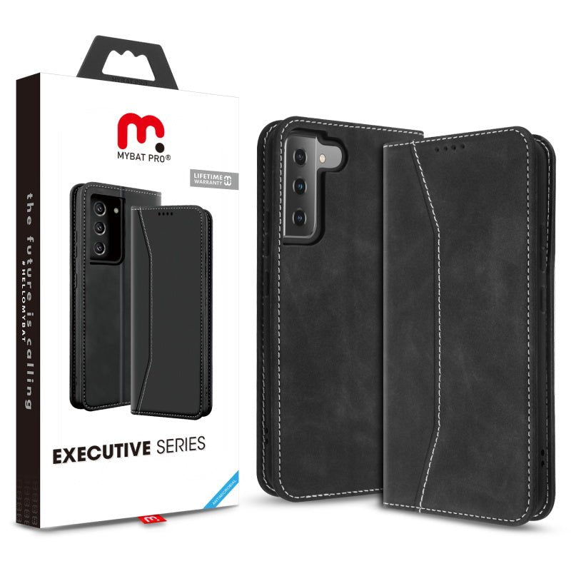 MyBat Pro Executive Series Case for Samsung Galaxy S22 - Black - MyBat Pro