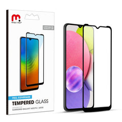 MyBat Pro Full Coverage Tempered Glass Screen Protector for Samsung Galaxy A037U / Galaxy A03s - Black - MyBat Pro