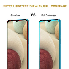 MyBat Pro Full Coverage Tempered Glass Screen Protector for Samsung Galaxy A12 5G - Clear - MyBat Pro