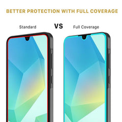 MyBat Pro Full Coverage Tempered Glass Screen Protector for Samsung Galaxy A16 5G - Black - MyBat Pro