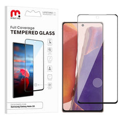 MyBat Pro Full Coverage Tempered Glass Screen Protector w/ Fingerprint Unlock for Samsung Galaxy Note 20 - Clear - MyBat Pro