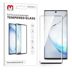 MyBat Pro Full Curve Coverage Tempered Glass Screen Protector for Samsung Galaxy Note 10 (6.3) - Clear - MyBat Pro