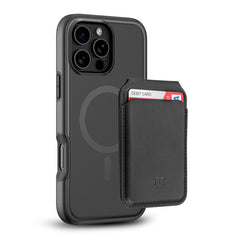 MyBat Pro Fuse Series Case Bundle + MagStash Wallet Folio for Apple iPhone 16 Pro - Red/ Black - MyBat Pro