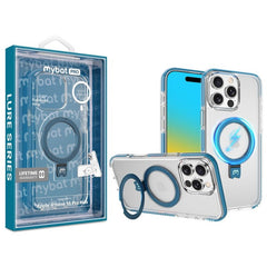 MyBat Pro Lure Series Case w/ MagSafe Kickstand Ring for Apple iPhone 16 Pro Max - Blue - MyBat Pro