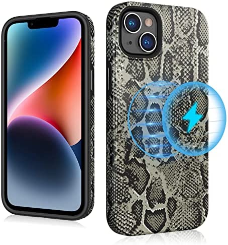 MYBAT PRO Magnetic Case for iPhone 14 Pro Case 6.1 inch, Compatible with MagSafe, Slim Fuse Series Hard PC + Soft TPU Dual - Layered Military Grade Drop Shockproof Protective Cover, Blue - MyBat Pro