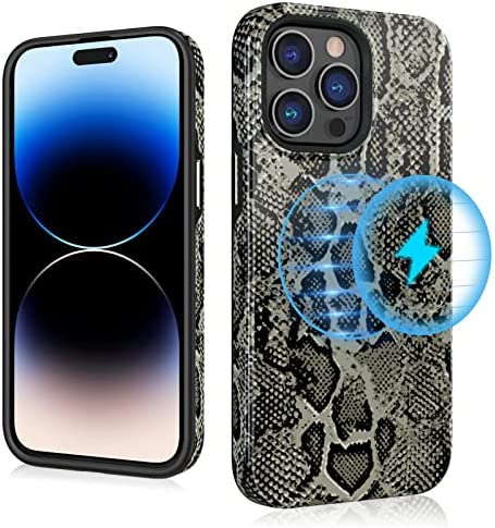 MYBAT PRO Magnetic Case for iPhone 14 Pro Case 6.1 inch, Compatible with MagSafe, Slim Fuse Series Hard PC + Soft TPU Dual - Layered Military Grade Drop Shockproof Protective Cover, Blue - MyBat Pro