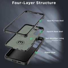 MyBat Pro Maverick Series Case w/ Holster for Samsung Galaxy S24 - Black - MyBat Pro