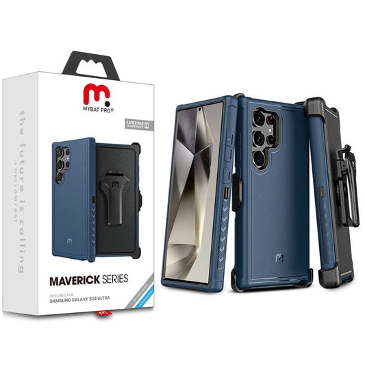 MyBat Pro Maverick Series Case w/ Holster for Samsung Galaxy S24 Ultra - Army Green - MyBat Pro