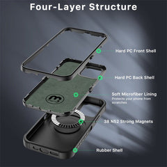 MyBat Pro Maverick Series MagSafe Case w/ Holster and Tempered Glass for Apple iPhone 12 / 12 Pro (6.1) - Black - MyBat Pro