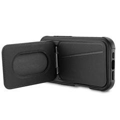 MyBat Pro Maverick Series Utility Edition MagSafe Case + MagStash MagSafe Wallet Folio for Apple iPhone 16 Plus - Black - MyBat Pro