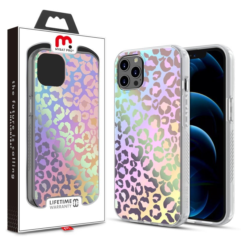 MyBat Pro Mood Series Case for Apple iPhone 12 Pro (6.1) / iPhone 12 (6.1) - Holographic Leopard - MyBat Pro