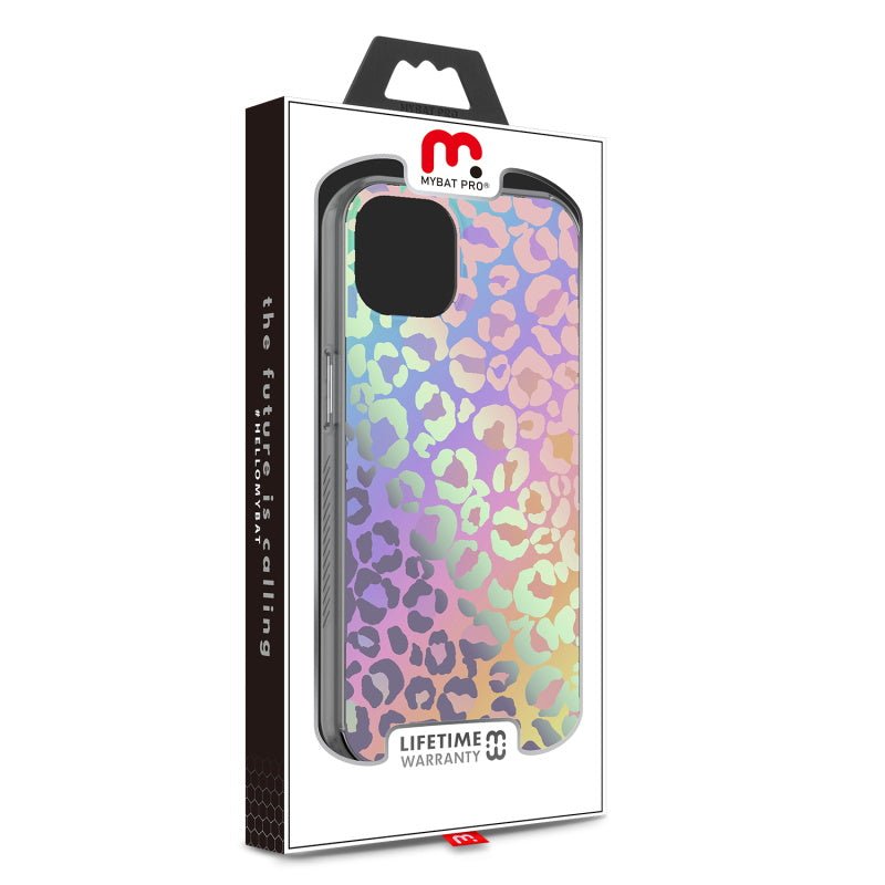 MyBat Pro Mood Series Case for Apple iPhone 12 Pro (6.1) / iPhone 12 (6.1) - Holographic Leopard - MyBat Pro