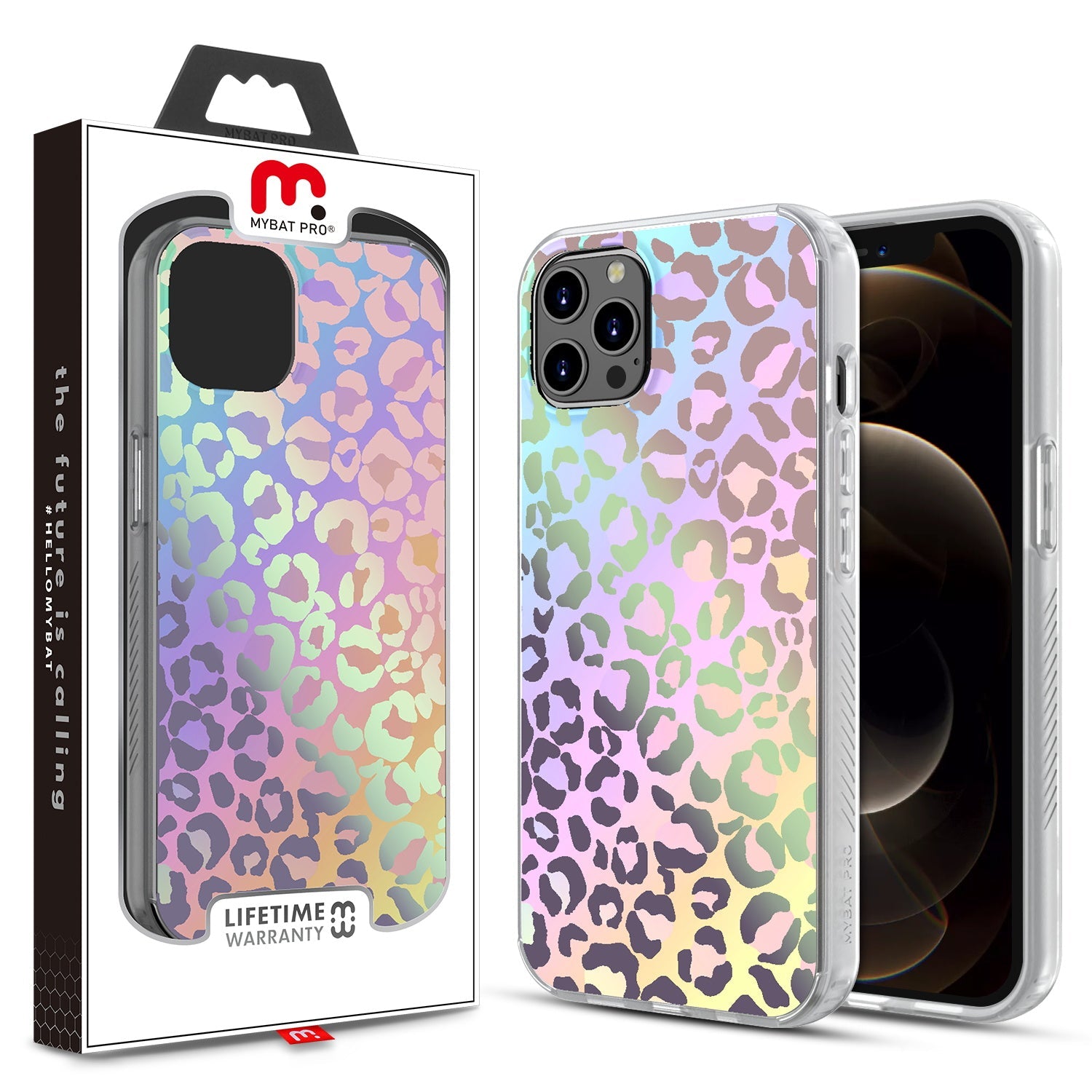 MyBat Pro Mood Series Case for Apple iPhone 12 Pro Max (6.7) - Neon Butterfies - MyBat Pro