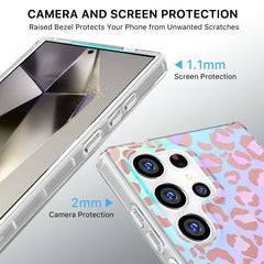 MyBat Pro Mood Series Case for Samsung Galaxy S24 Ultra - Holographic Leopard - MyBat Pro