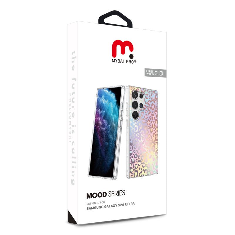 MyBat Pro Mood Series Case for Samsung Galaxy S24 Ultra - Holographic Leopard - MyBat Pro