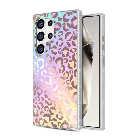 MyBat Pro Mood Series Case for Samsung Galaxy S24 Ultra - Holographic Leopard - MyBat Pro