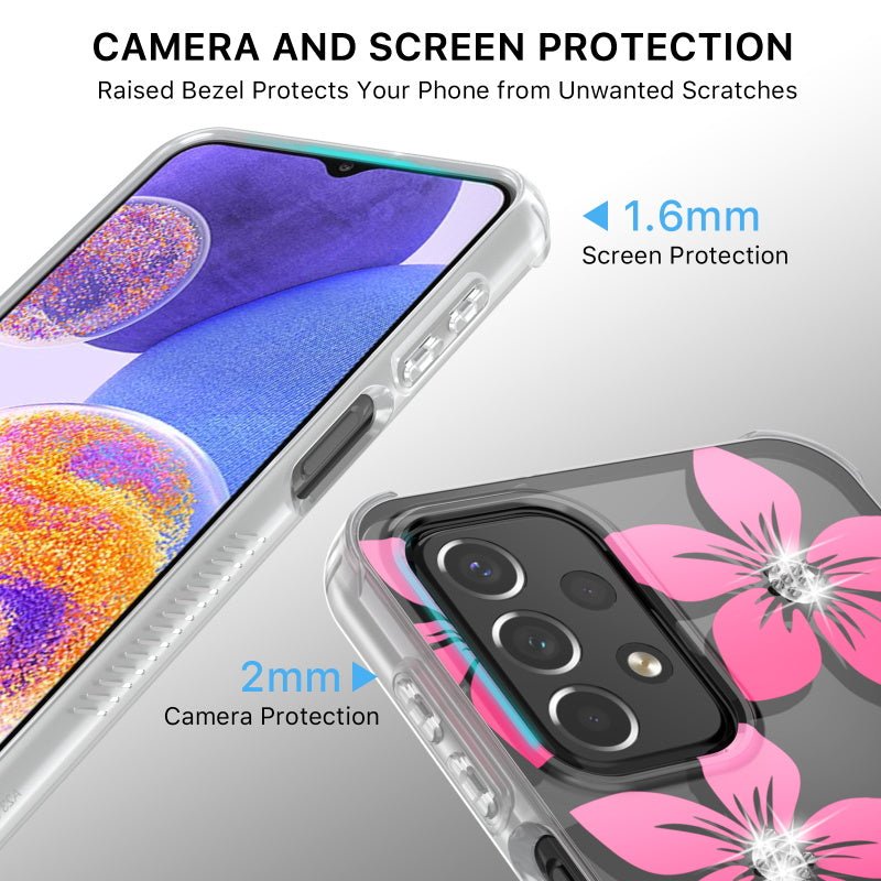 MyBat Pro Mood Series Case (with Diamonds) for Samsung Galaxy A23 5G - Blossom - MyBat Pro