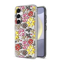 MyBat Pro Mood Series Case (with Diamonds) for Samsung Galaxy S24 Plus - Floral Gems - MyBat Pro