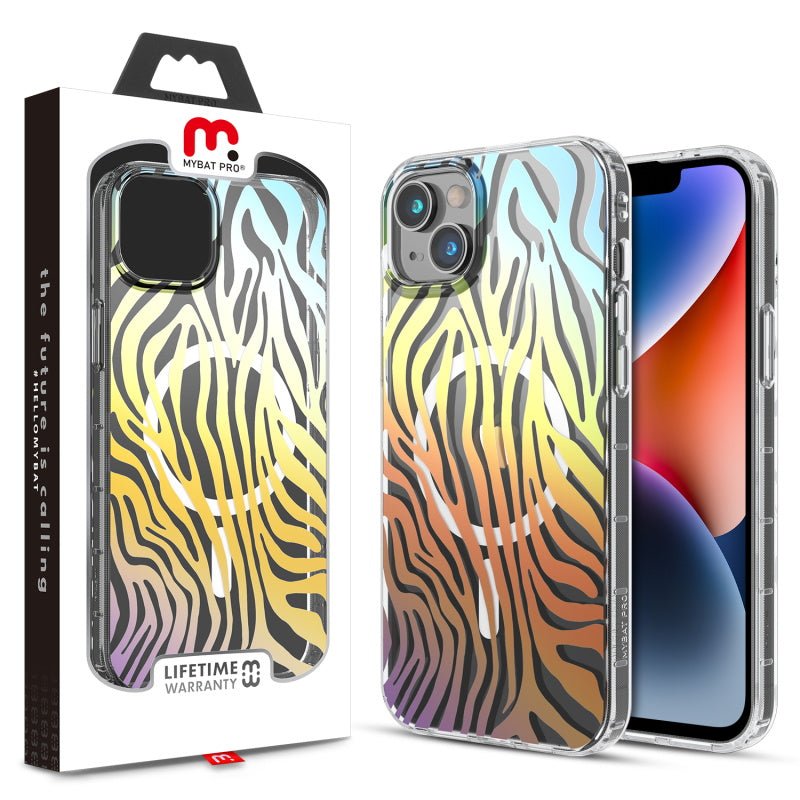 MyBat Pro Mood Series MagSafe Case for Apple iPhone 14 Plus (6.7) - Holographic Leopard - MyBat Pro