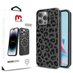 MyBat Pro Mood Series MagSafe Case for Apple iPhone 15 Pro (6.1) - Black Leopard - MyBat Pro