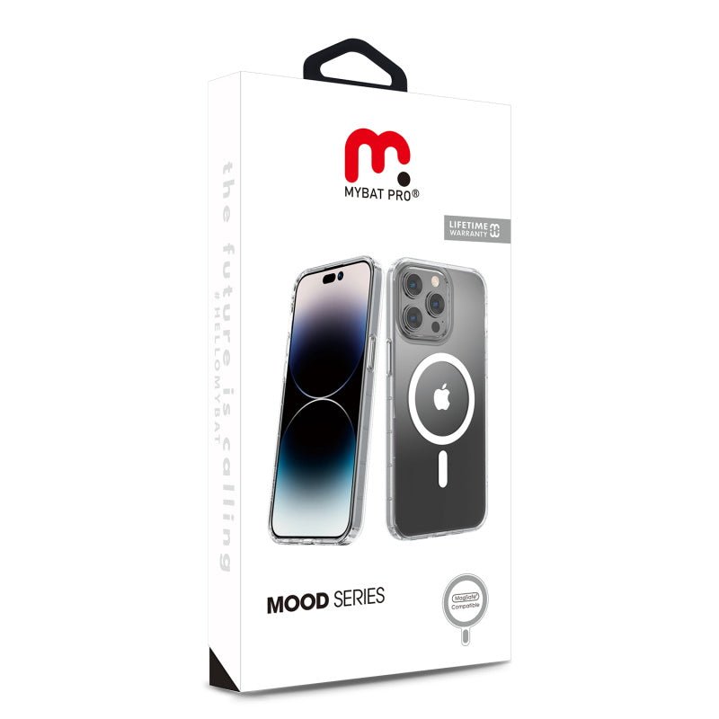 MyBat Pro Mood Series MagSafe Case for Apple iPhone 15 Pro (6.1) - Transparent Clear - MyBat Pro