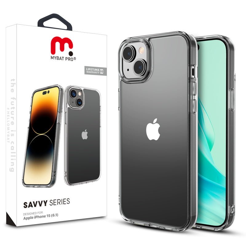 MyBat Pro Savvy Series Case for Apple iPhone 15 (6.1) - Crystal Clear - MyBat Pro