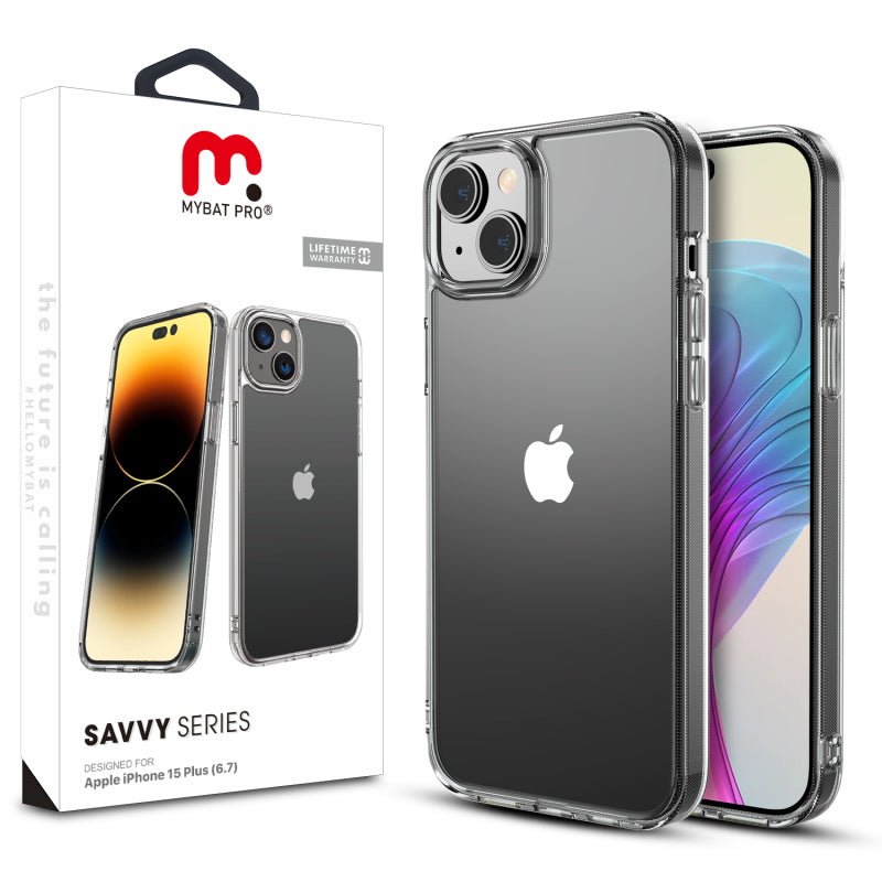 MyBat Pro Savvy Series Case for Apple iPhone 15 Plus (6.7) - Crystal Clear - MyBat Pro