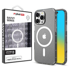 MyBat Pro Savvy Series MagSafe Case for Apple iPhone 16 Pro - Clear Glitter - MyBat Pro