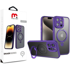 MyBat Pro Shade Series Case w/ MagSafe Ring Stand for Apple iPhone 15 Pro Max (6.7) - Purple - MyBat Pro